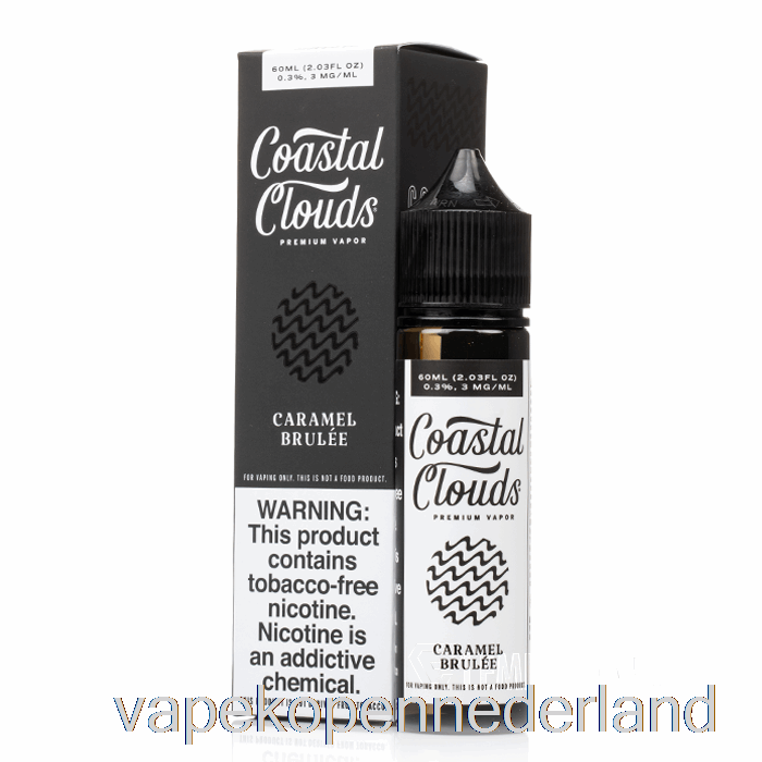 Elektronische Sigaret Vape Karamel Brulee - Kustwolken Co. - 60 Ml 3 Mg